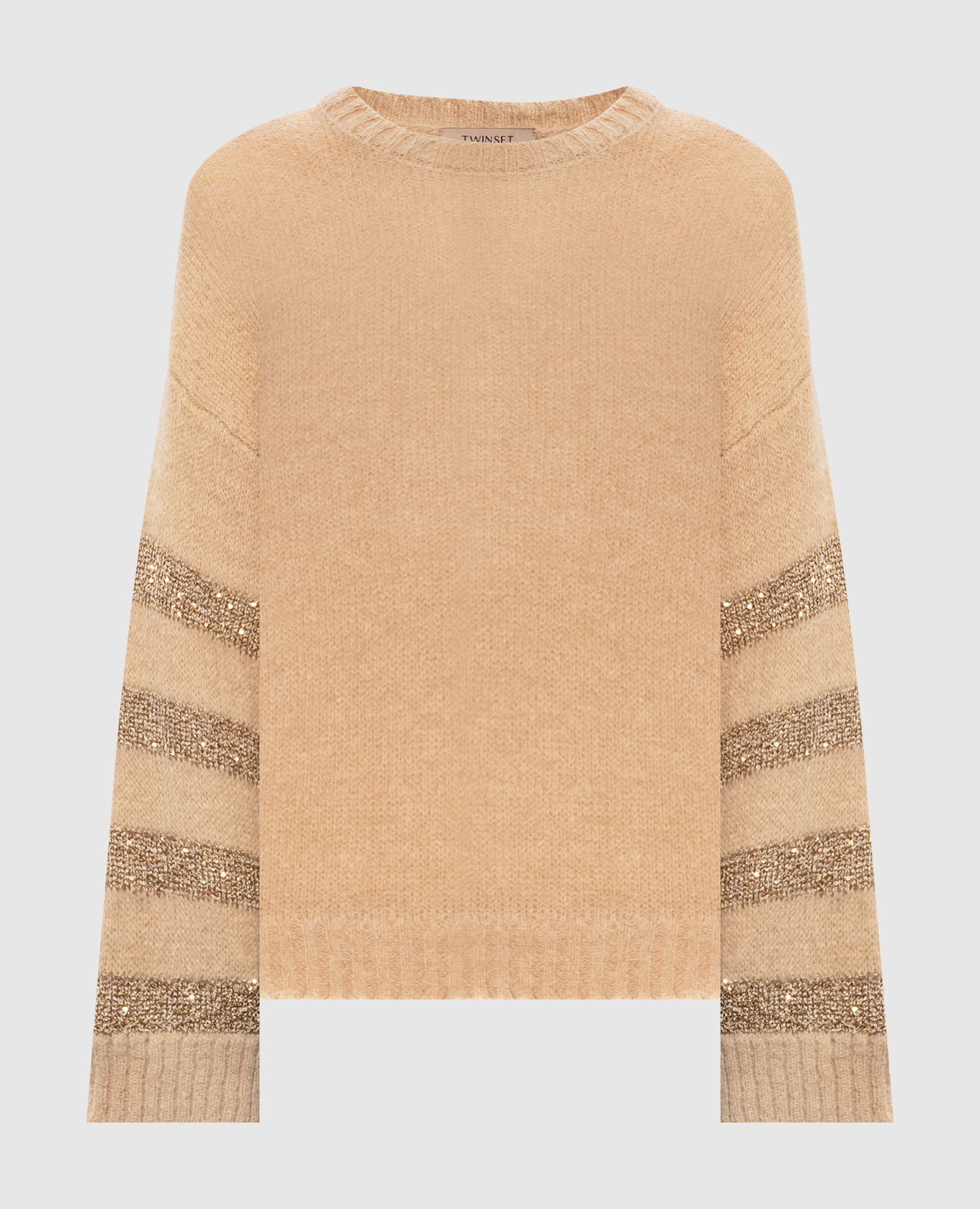 Beige alpaca sweater