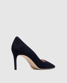 Stuart Weitzman Blue suede POWER shoes SK327