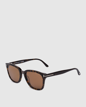 Tom Ford Graydon brown sunglasses with logo FT1213