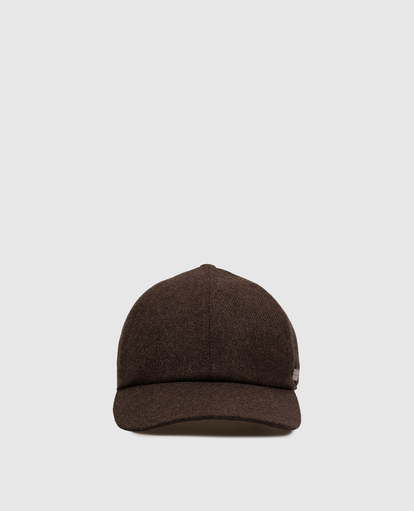 Brown cashmere cap