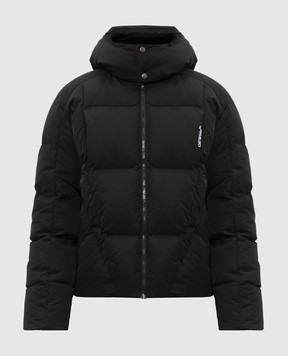 Off-White Black jacket with logo embroidery 44MED06CF26F001