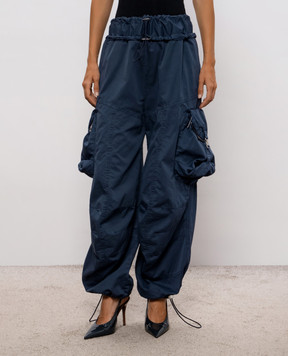 The Attico Blue cargo pants 261WCP00313CCC147OD