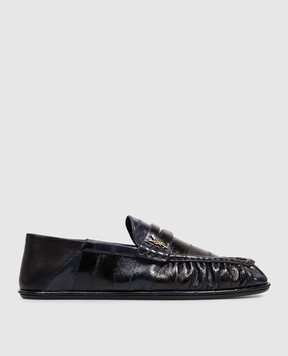 Saint Laurent Cassandre leather loafers A00415EABM0