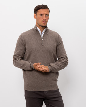 Brunello Cucinelli Brown cashmere jumper M2200124