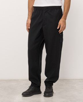 Stone Island Blue wool joggers L2S153100024S0F24