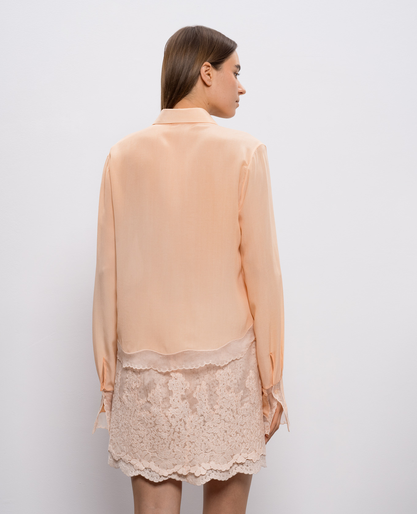 Orange blouse with lace Ermanno Scervino 4