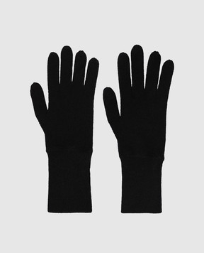 Allude Black cashmere gloves 26592000