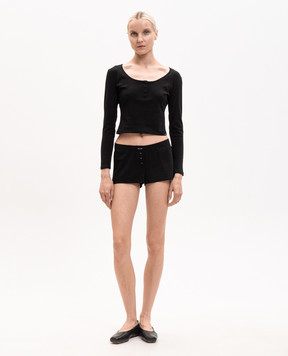 Dore & Rose Black Henley Pajamas HENLEYSLEEPSET