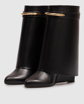 Givenchy Black leather Shark Pinch boots BE605LE1J7