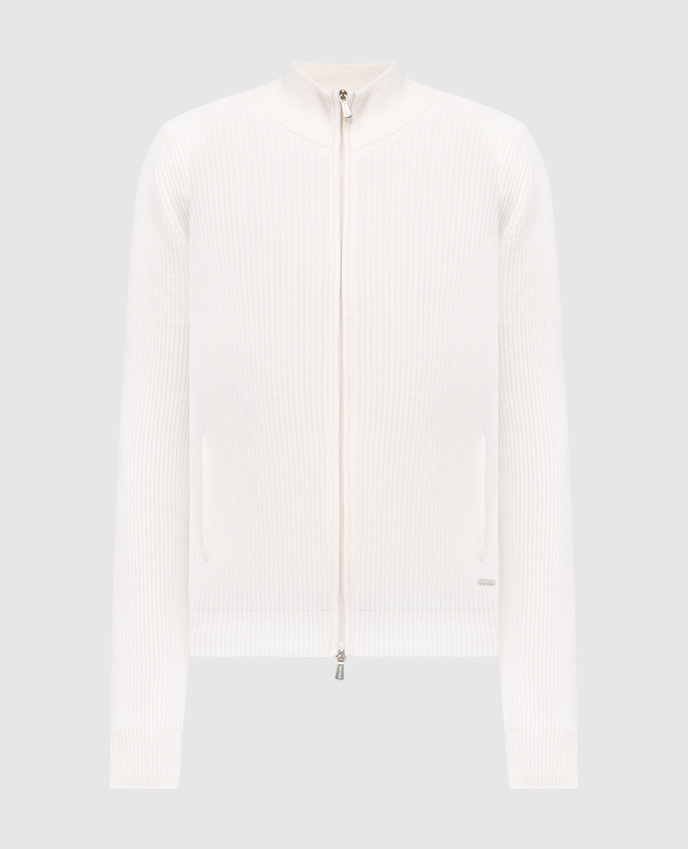 

White cashmere cardigan Enrico Mandelli