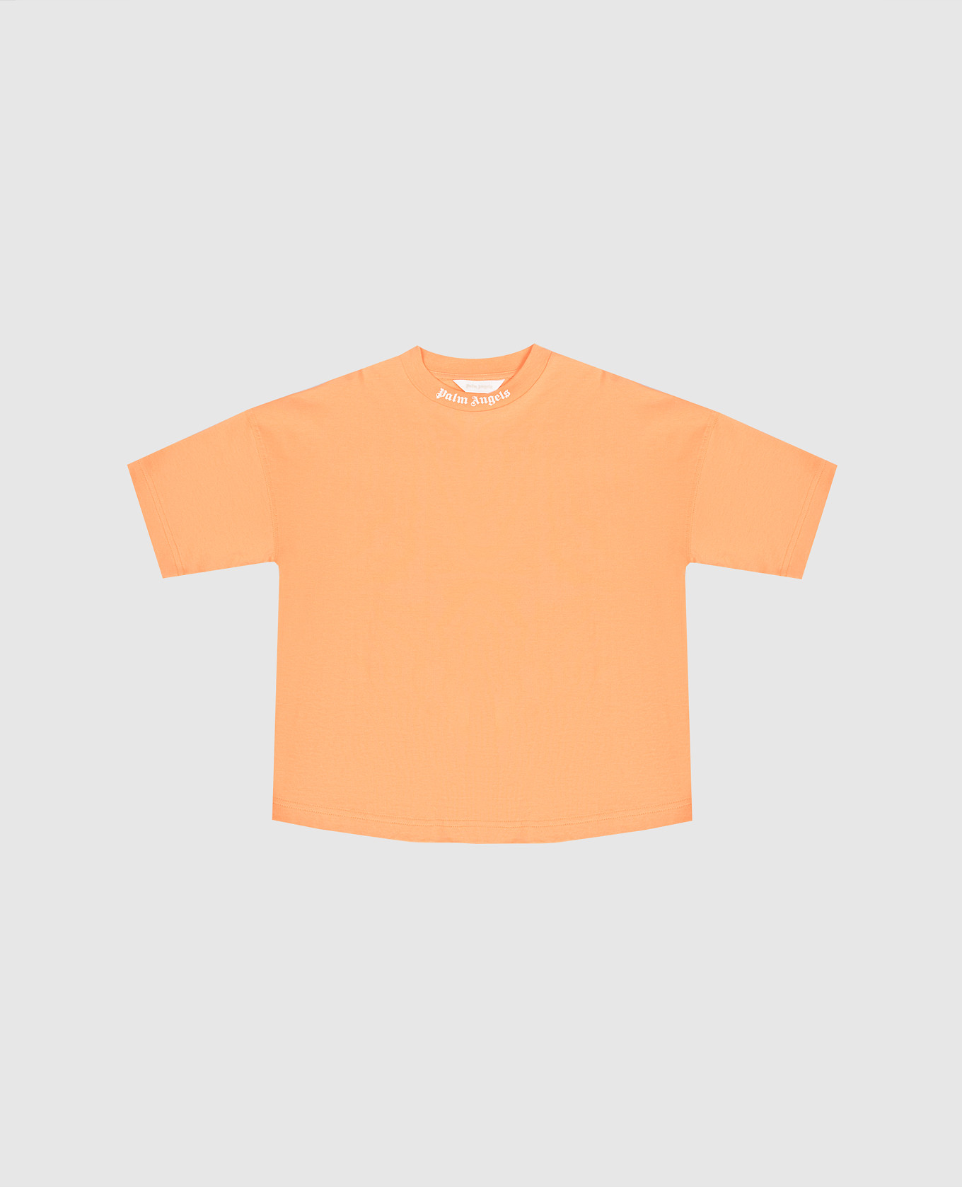 

Children's orange T-shirt with logo print Palm Angels