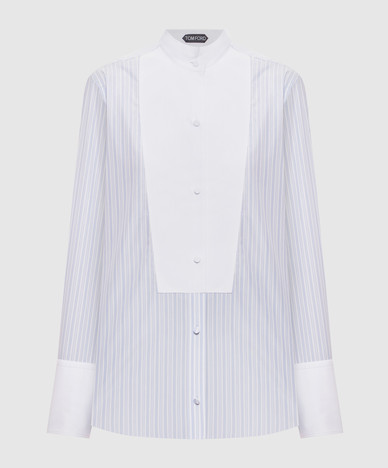 Blau gestreiftes Hemd