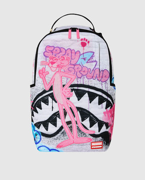 Sprayground Children's gray backpack PINK PANTHER HEIST MURAL 910B9134NSZ