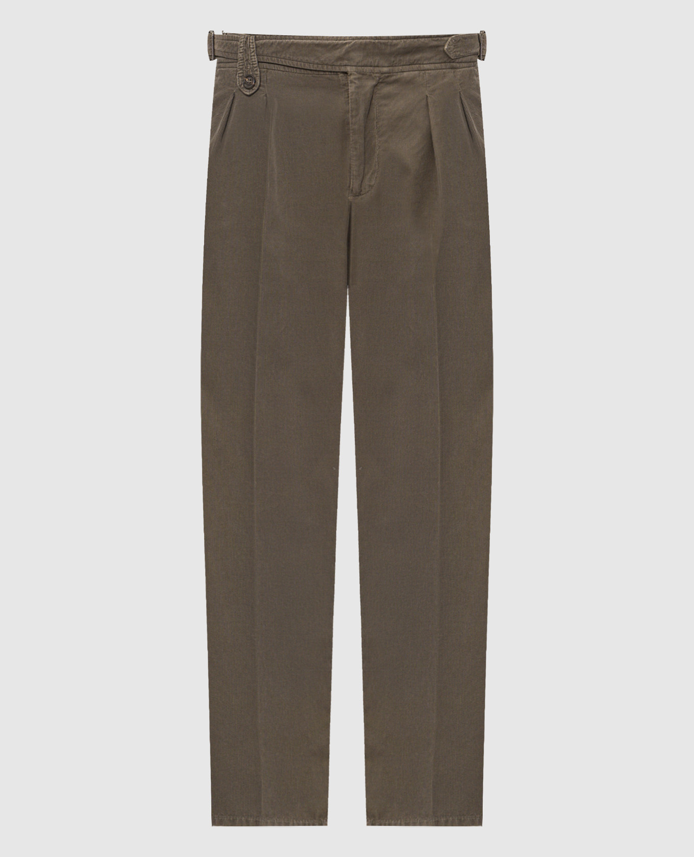 Green corduroy pants
