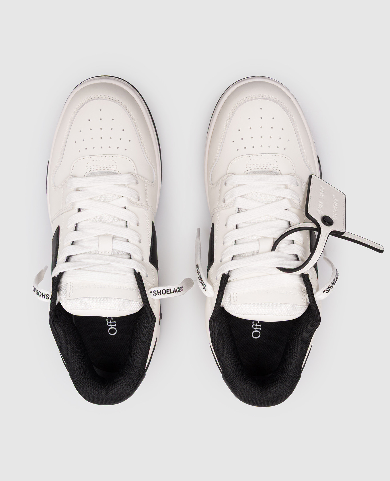 

White leather sneakers with contrast logo Off-White