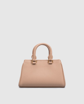 Valentino Beige VLogo mini leather bag 9W2P0BA9SNP