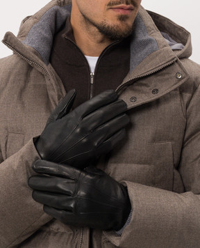 Tom Ford Black leather gloves TG774LSP028L
