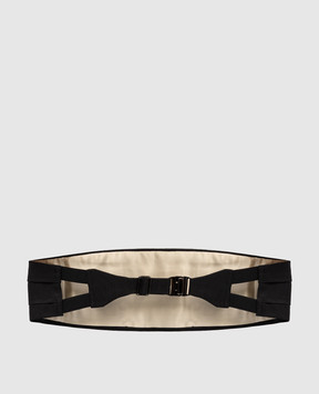 Tom Ford Black silk cummerbund WB0014FAX1578