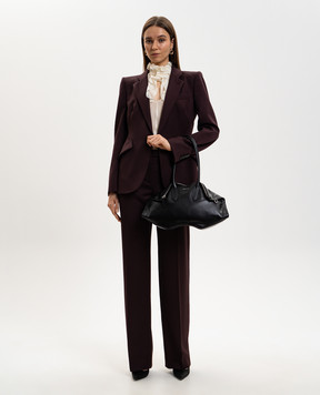 Alexander McQueen Burgundy wool jacket 857750QJAAC