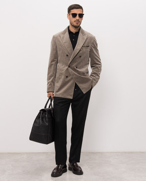 Brunello Cucinelli Black wool pants ME226E1710