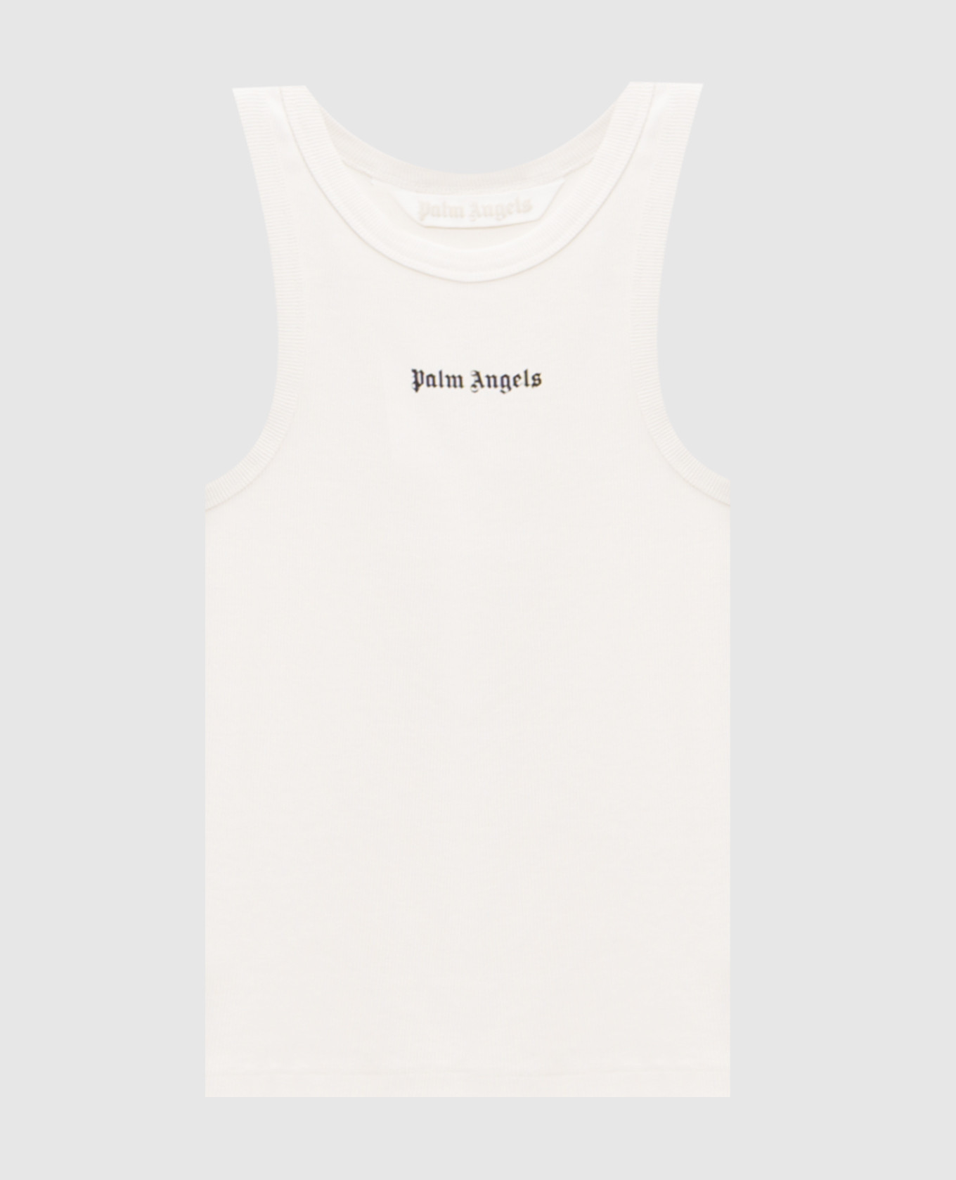 Ivory ribbed T-shirt