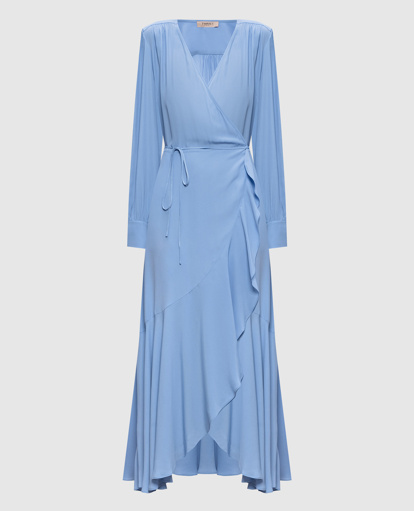 

Blue dress with a smell Twinset, Light blue