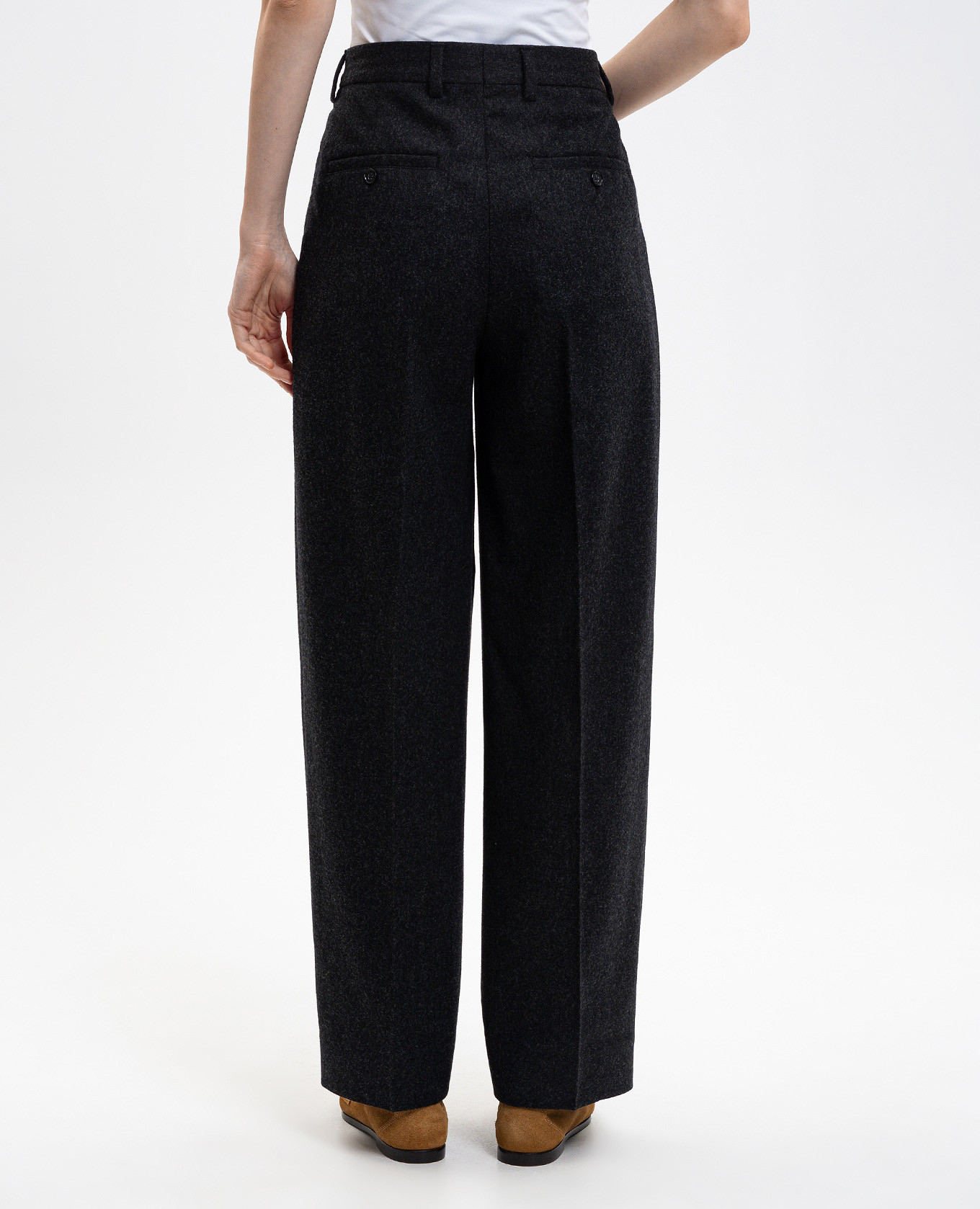 Gray pants with wool Toteme 4