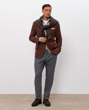 Brunello Cucinelli Beige cashmere cardigan MQS00106