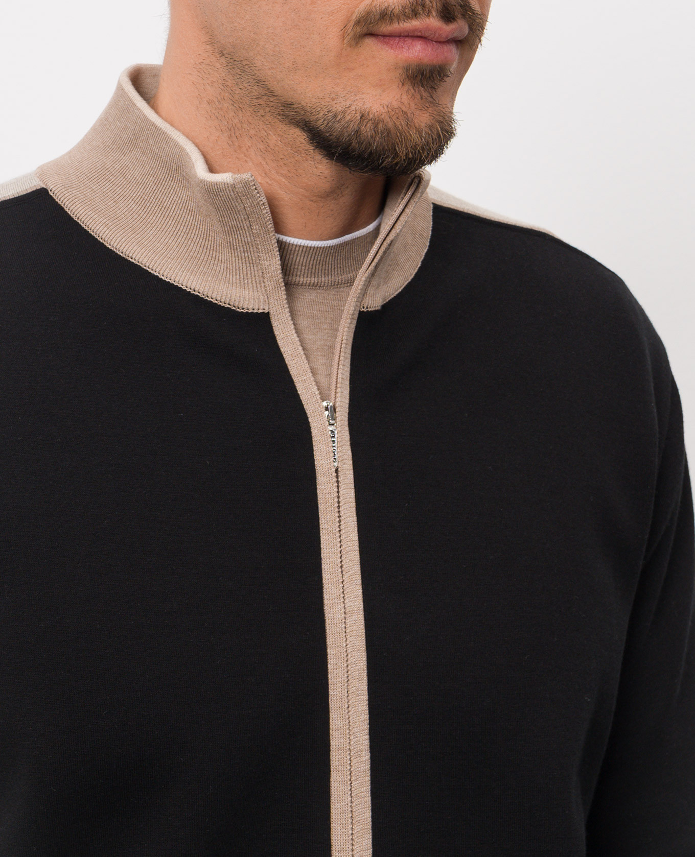 Black sports jacket Bertolo Cashmere 5