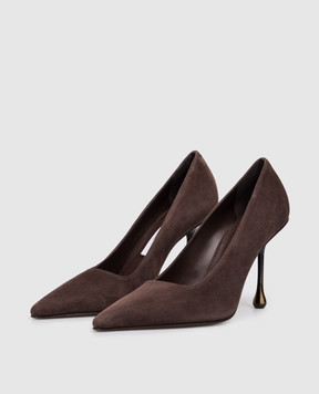 Jimmy Choo Ixia brown suede shoes IXIA95JRS