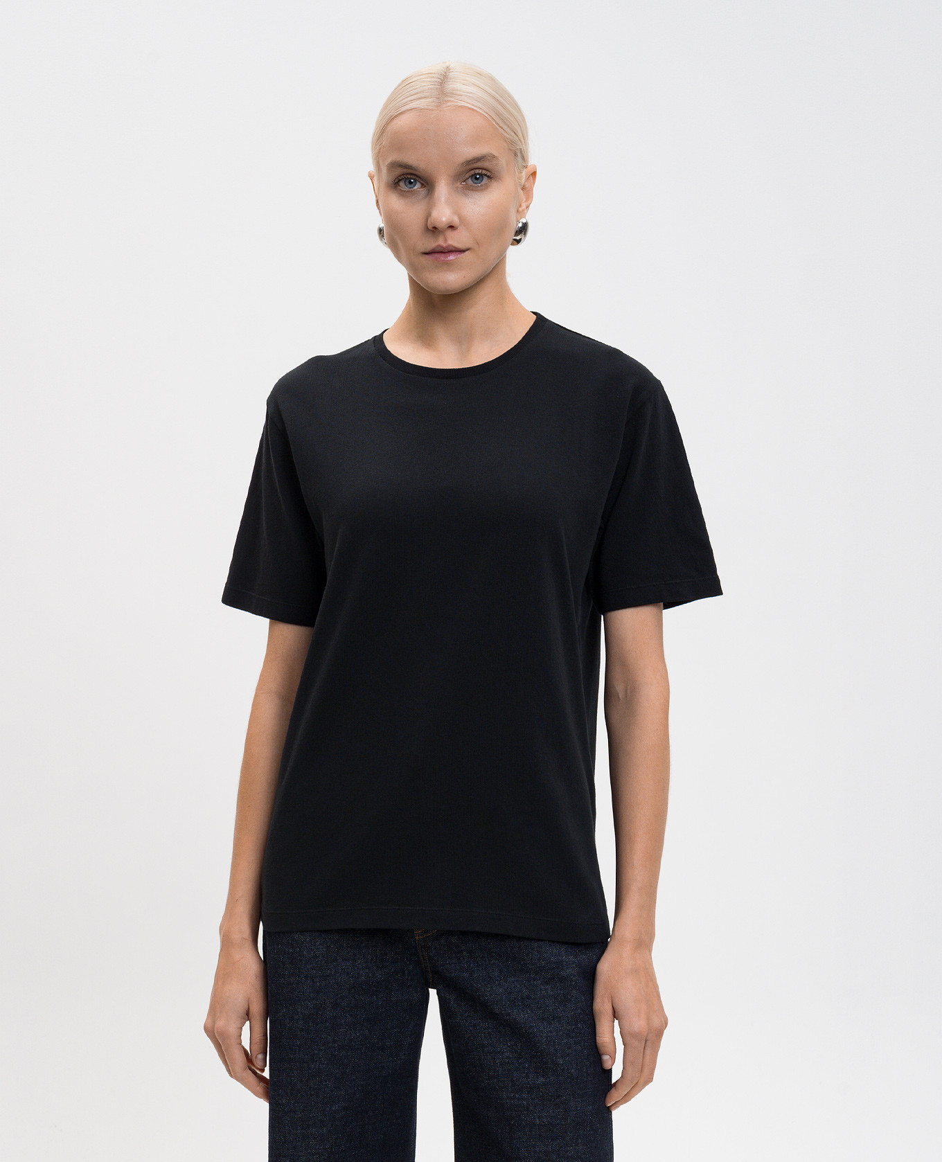 

Mae black t-shirt Khaite