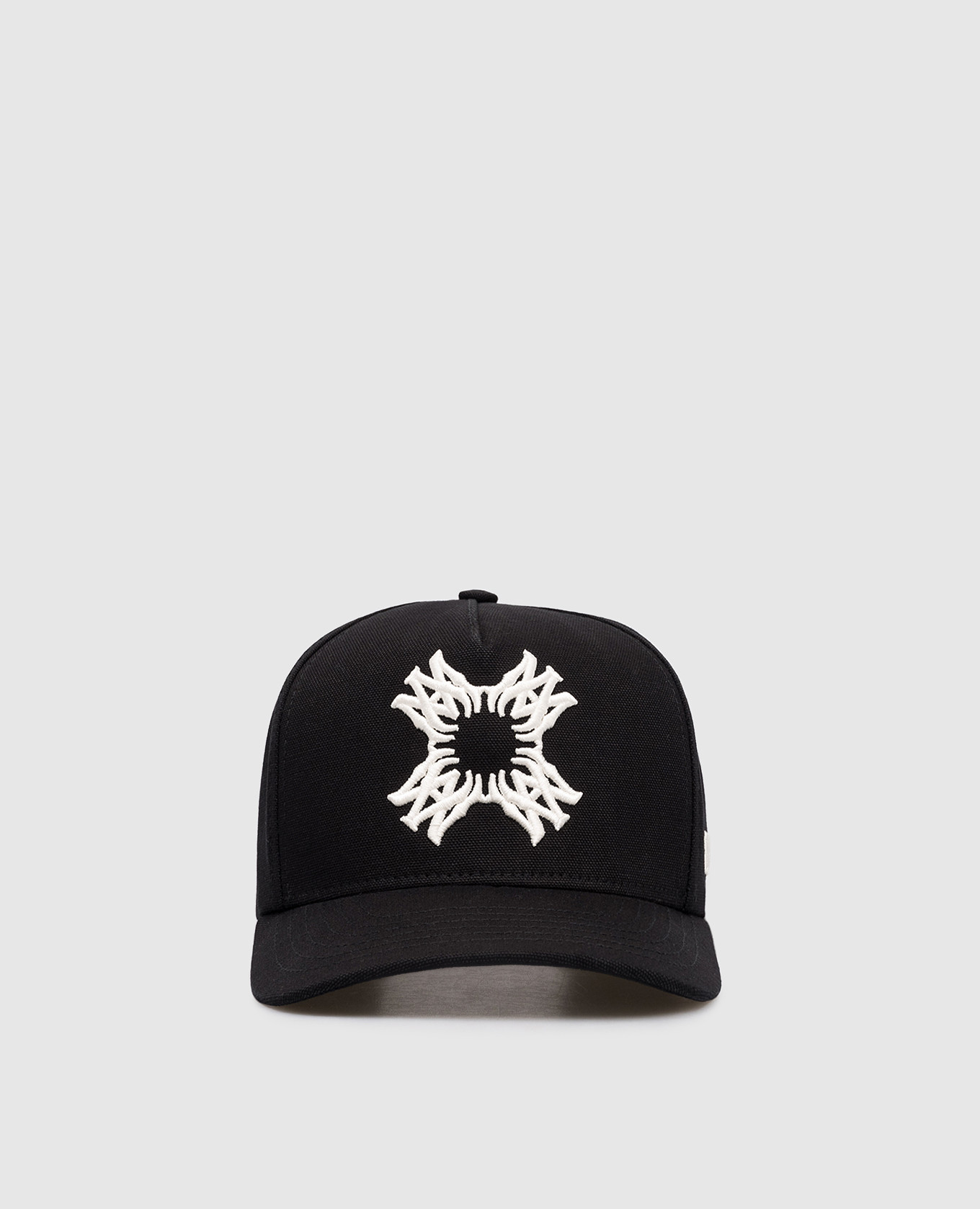 

Black cap with embroidered emblem AMIRI