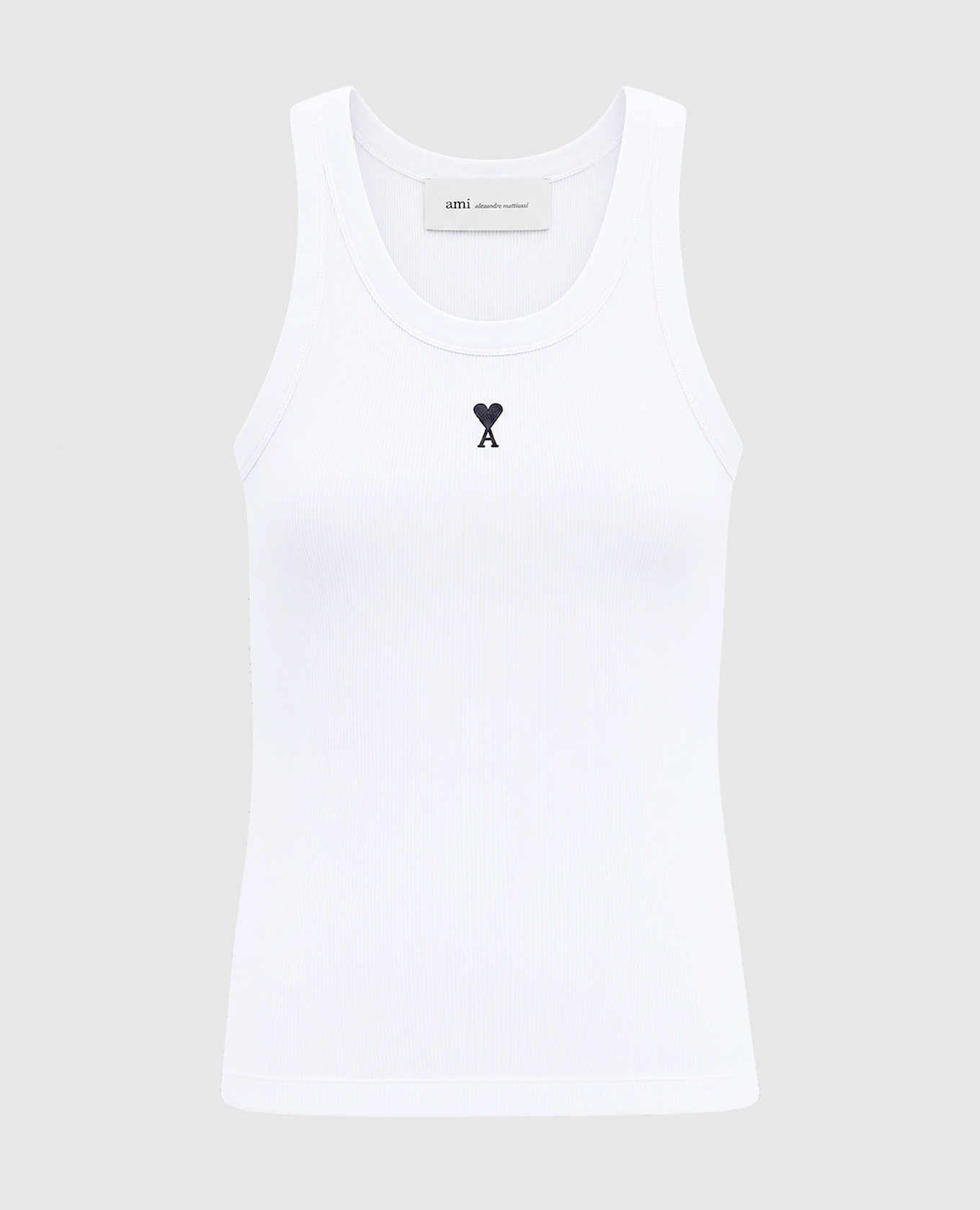 White ribbed T-shirt