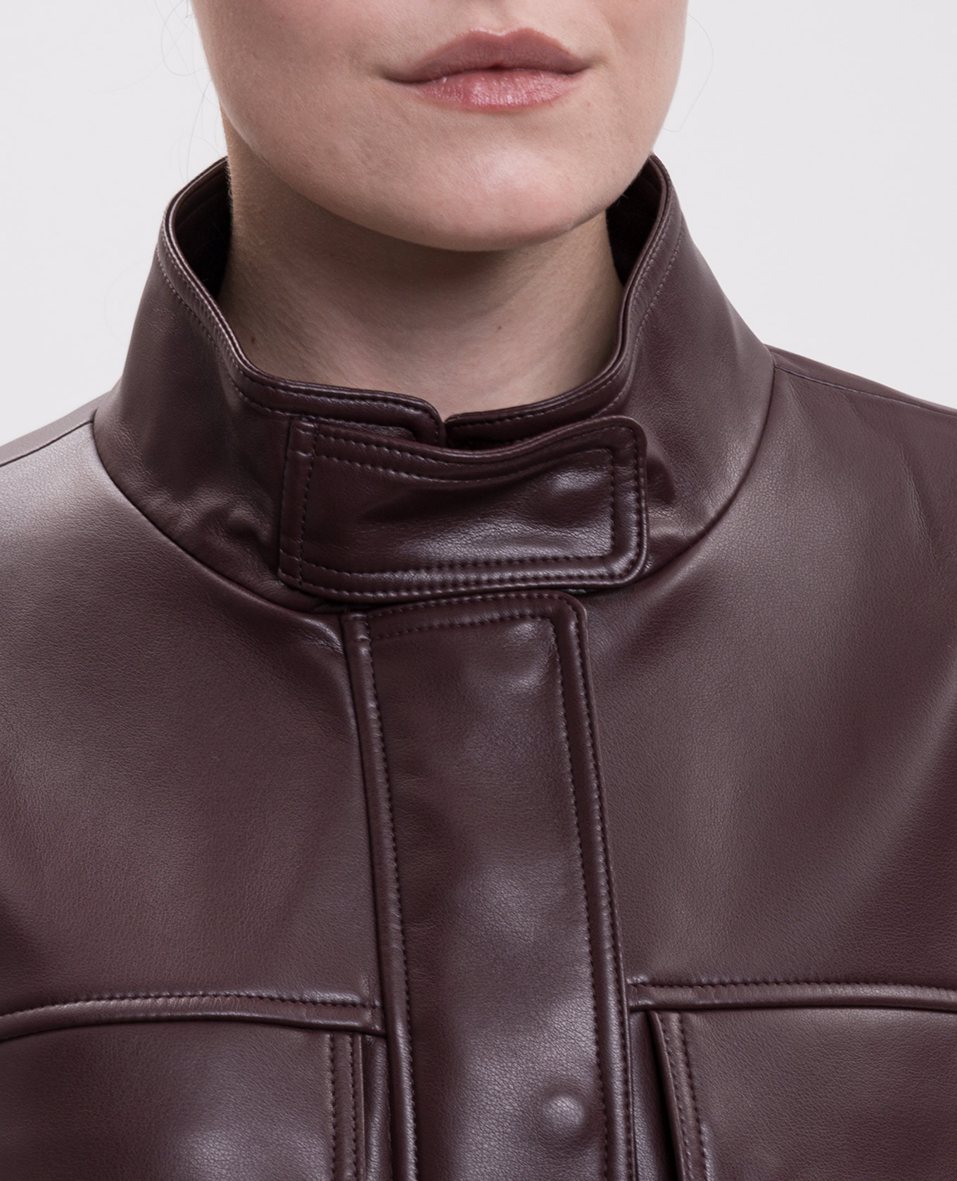 Burgundy jacket Twinset 5