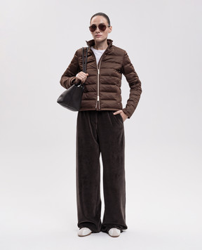Be Florence Brown quilted down jacket BE2621