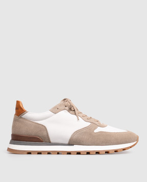 Pini Parma Nubuck sneakers with patch TAUBCORUNN