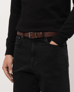 Iceberg Reversible leather belt with logo embossing 66026923