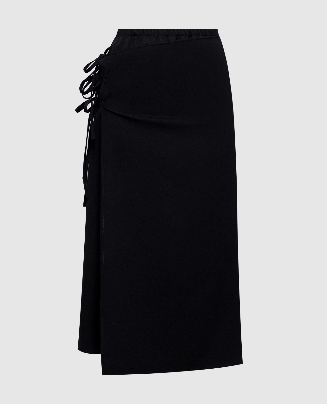 

Black wool midi skirt Y` Yamamoto