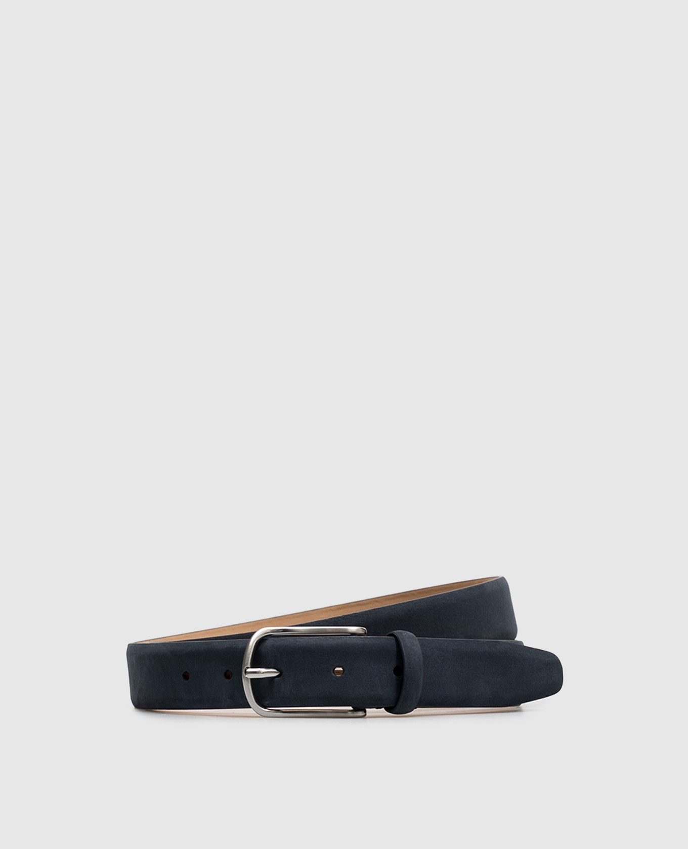 Blue nubuck belt Pini Parma