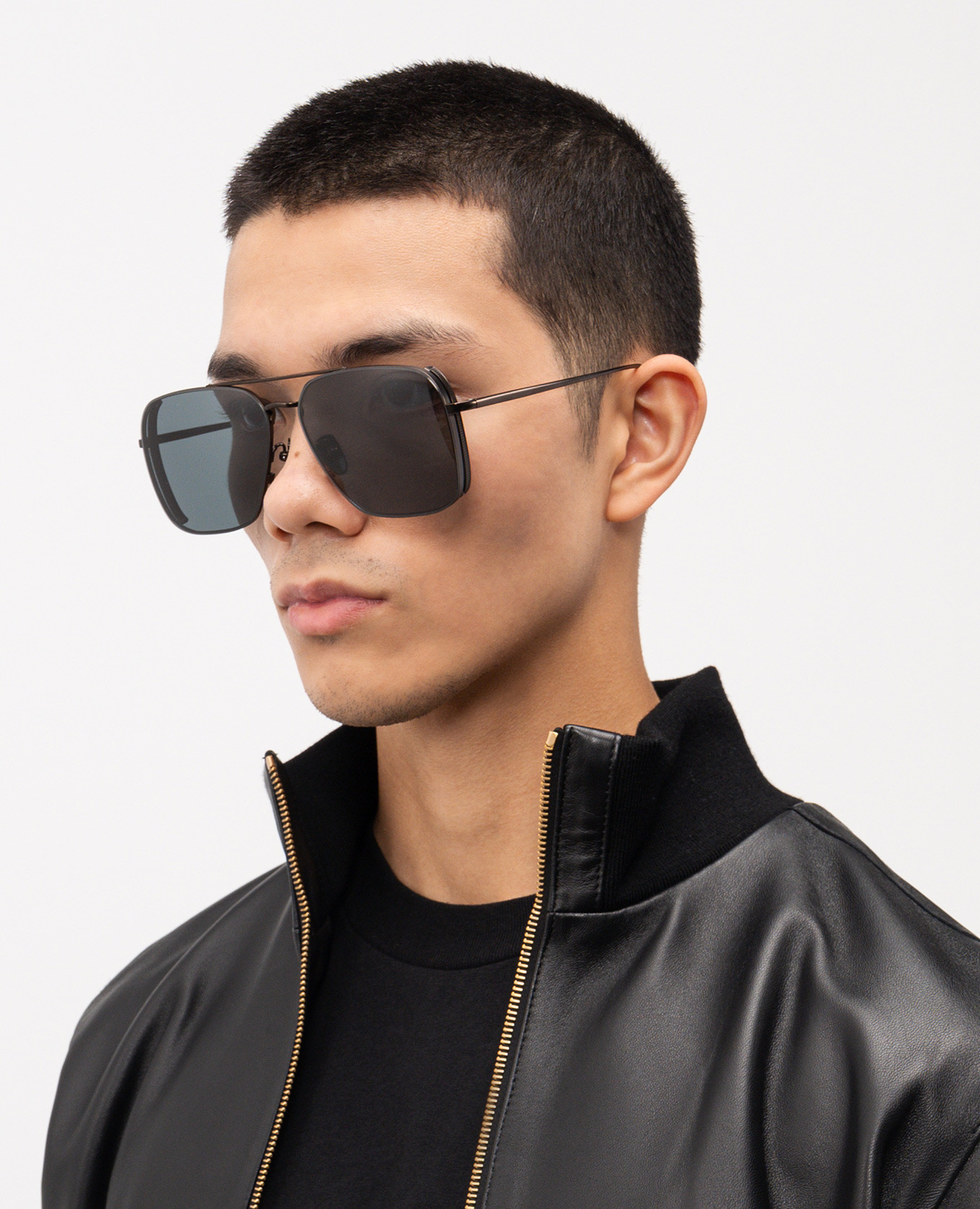 Asher black sunglasses Linda Farrow 2