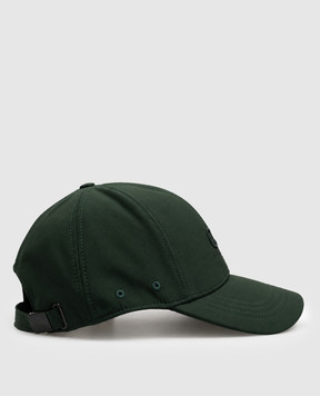 C.P. Company Children's green cap with logo embroidery CQX005L3A97