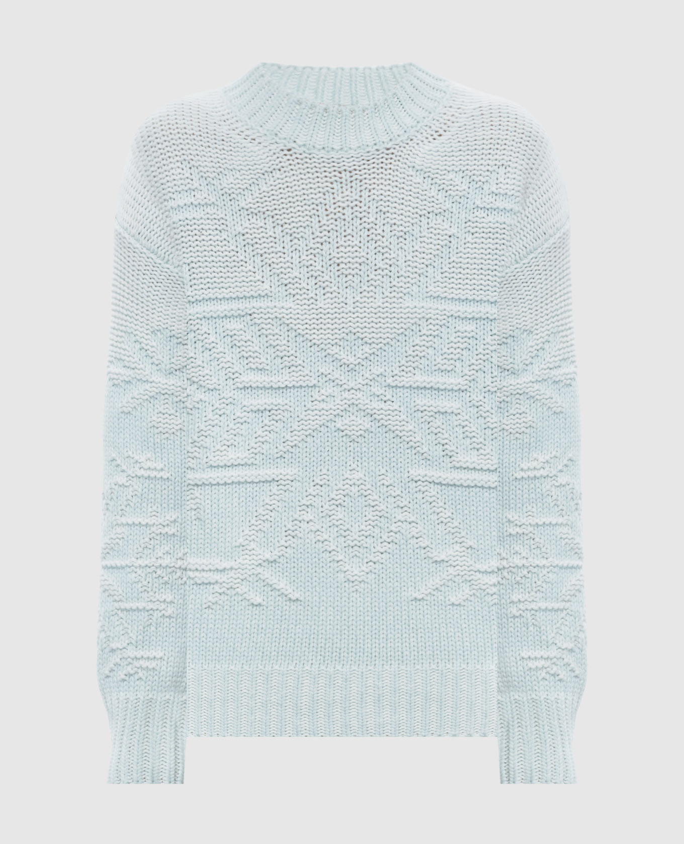 Blue wool and cashmere sweater Herno