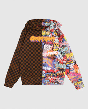 Sprayground Makes The World Go Round Split Kids Hoodie SPY1437E