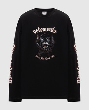 Vetements Black long sleeve with print MH27LS243B