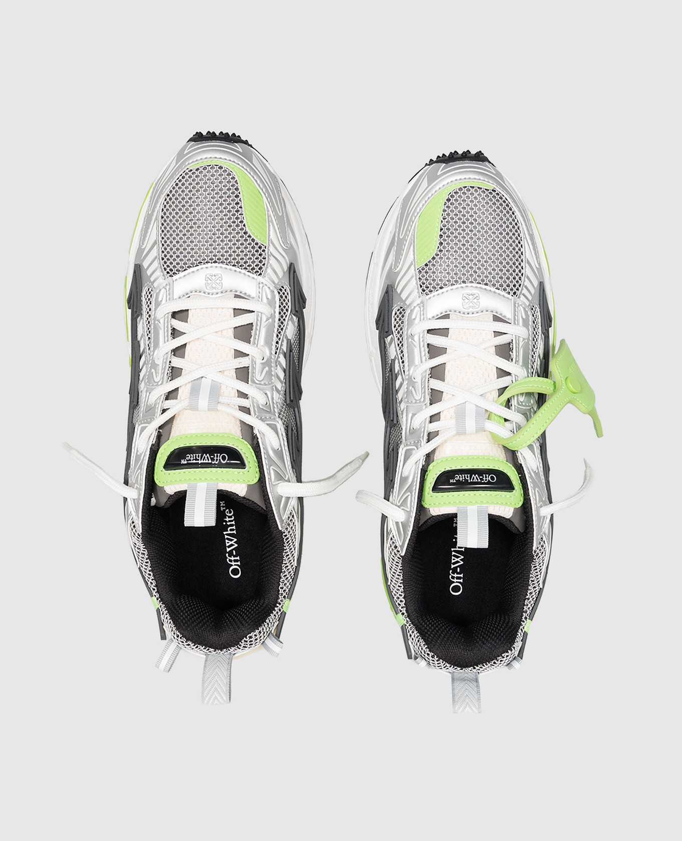 Silver sneakers Be Right Back Off-White 4