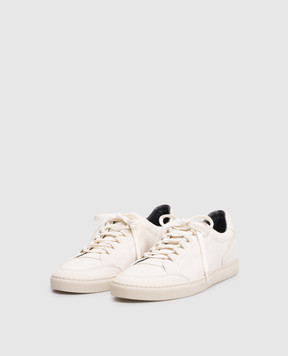 Brett Johnson White suede sneakers with emblem SS26SH4OPEIVO