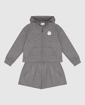 Moncler ENFANT Children's gray suit with wool L29548M0000589B0Y