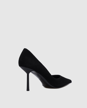 Le Silla Bella black suede shoes 4215C080BMPPVEP
