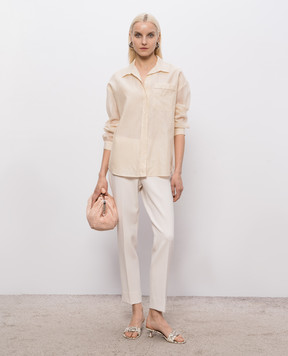 Peserico Ivory pants P0495301916