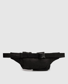 Y`S Yamamoto Black leather belt bag YQA02712